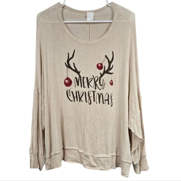 Merry Christmas Sweater Reindeer🦌 Deer Antler Ornament Bulbs Holiday Pullover - Picture 8 of 9